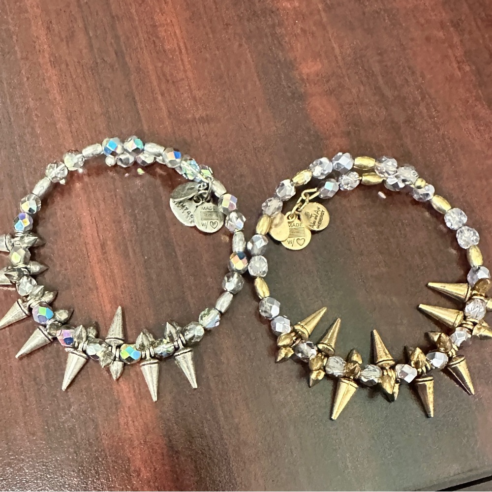 Alex & Ani Spike Bangle Bracelets